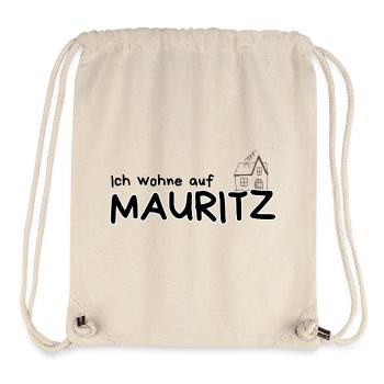 ICHWOHNEAUFMAURITZ! - Stanley/Stella recycelter Gym Bag - Naturweiß - Vorne