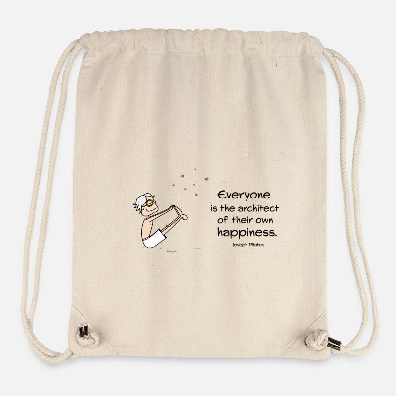 Architect of Happiness - Stanley/Stella recycelter Gym Bag - Naturweiß