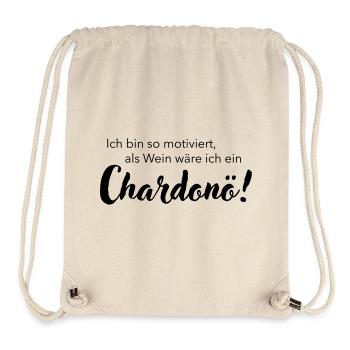 Je suis un Chardonö - Sac à cordon recyclé Stanley/Stella - blanc naturel - Devant