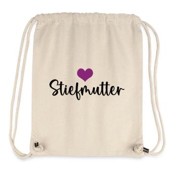 Stiefmutter Stiefmama Bonusmutter Bonusmama Mutti - Stanley/Stella recycelter Gym Bag - Naturweiß - Vorne