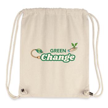 Green Change - Stanley/Stella recycelter Gym Bag - Naturweiß - Vorne