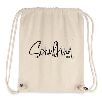 Schulkind - Stanley/Stella recycelter Gym Bag - Naturweiß - Vorne
