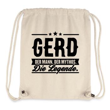 Man Myth Legend Gerd - Stanley/Stella Recycled Gym Bag - natural - Front