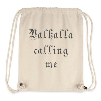 Walhalla ruft mich - Stanley/Stella recycelter Gym Bag - Naturweiß - Vorne