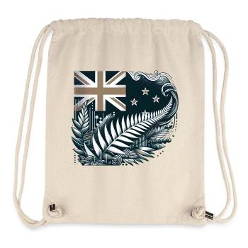 Neuseeland Aotearoa Kiwi 17 - Stanley/Stella recycelter Gym Bag - Naturweiß - Vorne