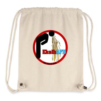 Ekelhafd Anti-AfD - Stanley/Stella recycelter Gym Bag - Naturweiß - Vorne