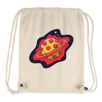 Planète Pepperoni - Sac à cordon recyclé Stanley/Stella - blanc naturel - Devant