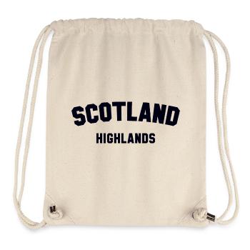 SCOTLAND HIGHLANDS Schottland - Stanley/Stella recycelter Gym Bag - Naturweiß - Vorne