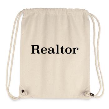 Real Estate Agent - realtor - Stanley/Stella Recycled Gym Bag - natural - Front