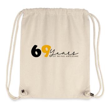Jahrgang 1955 Lustig 69 Jahre alt Bday Männer Frauen - Stanley/Stella recycelter Gym Bag - Naturweiß - Vorne