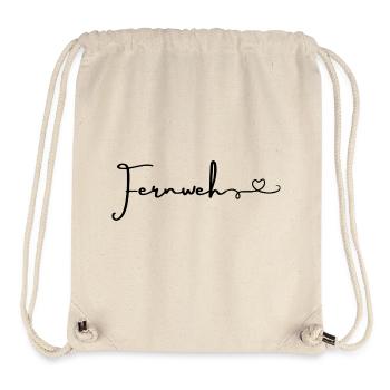 Fernweh... - Stanley/Stella recycelter Gym Bag - Naturweiß - Vorne