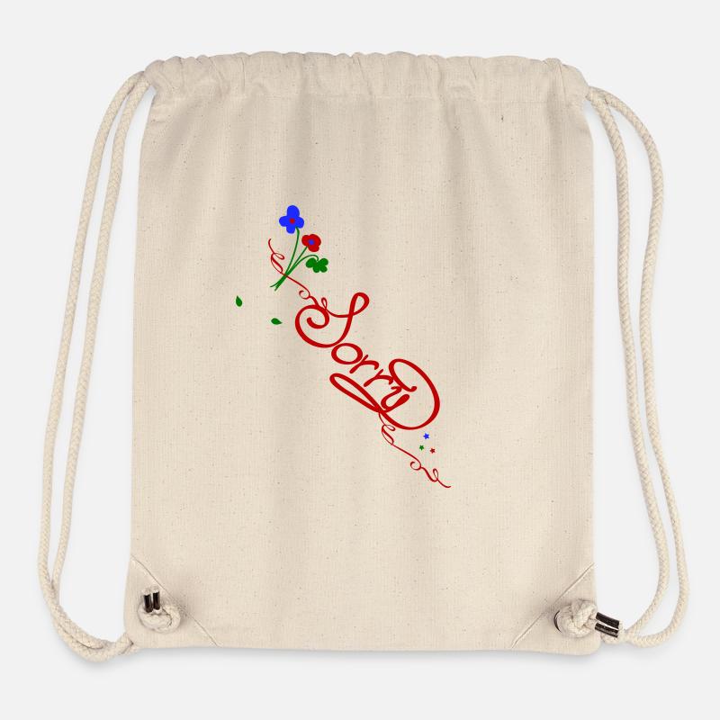 Sorry - Stanley/Stella recycelter Gym Bag - Naturweiß