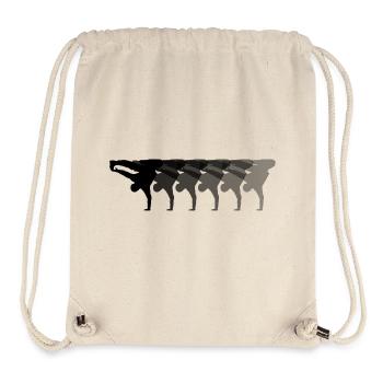 Breakdance Bboy Bgirl Breakdancer - Stanley/Stella recycelter Gym Bag - Naturweiß - Vorne