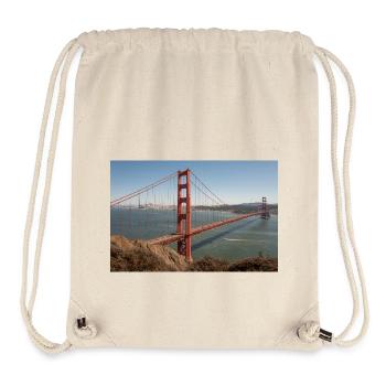 Golden Gate Bridge - Stanley/Stella recycelter Gym Bag - Naturweiß - Vorne