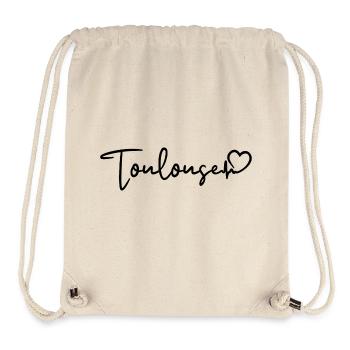 Toulouse heartbeat - Stanley/Stella Recycled Gym Bag - natural - Front
