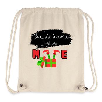 Der liebste Helfer des Weihnachtsmanns: ich - Stanley/Stella recycelter Gym Bag - Naturweiß - Vorne