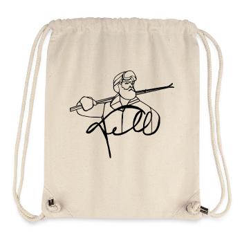 Tell with skis - Stanley/Stella Recycled Gym Bag - natural - Front