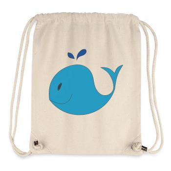 Whale - Stanley/Stella Recycled Gym Bag - natural - Front