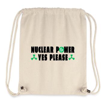 Nuclear Power Yes Please - Stanley/Stella Recycled Gym Bag - natural - Front