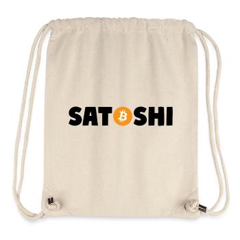 Satoshi Nakamoto Blockchain Bitcoin - Stanley/Stella recycelter Gym Bag - Naturweiß - Vorne