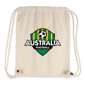 Australia Football Logo - Stanley/Stella Recycled Gym Bag - natural - Front