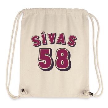 Sivas 58 - Stanley/Stella recycelter Gym Bag - Naturweiß - Vorne