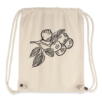 Blueberries - Stanley/Stella Recycled Gym Bag - natural - Front