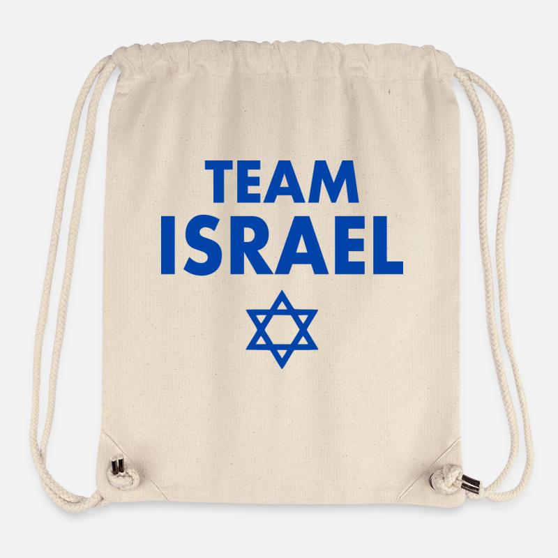 Team israel - Stanley/Stella recycelter Gym Bag - Naturweiß