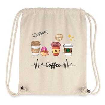 I love coffee - Stanley/Stella Recycled Gym Bag - natural - Front