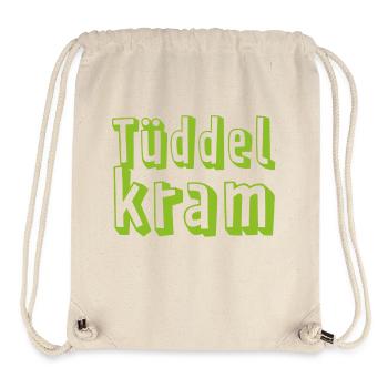 Tüddelkram - Stanley/Stella recycelter Gym Bag - Naturweiß - Vorne