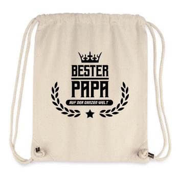 bester papa der welt - Stanley/Stella recycelter Gym Bag - Naturweiß - Vorne