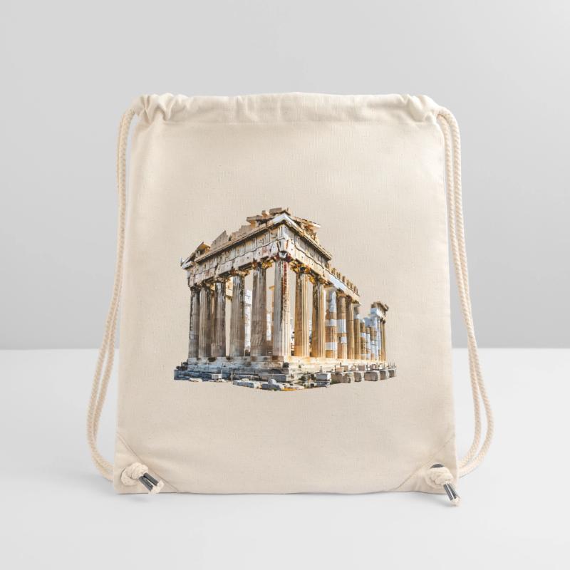 Points de repère de Grèce Sac à cordon recyclé Stanley/Stella