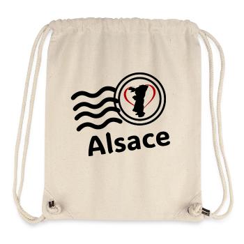 Alsace stamp - Stanley/Stella Recycled Gym Bag - natural - Front