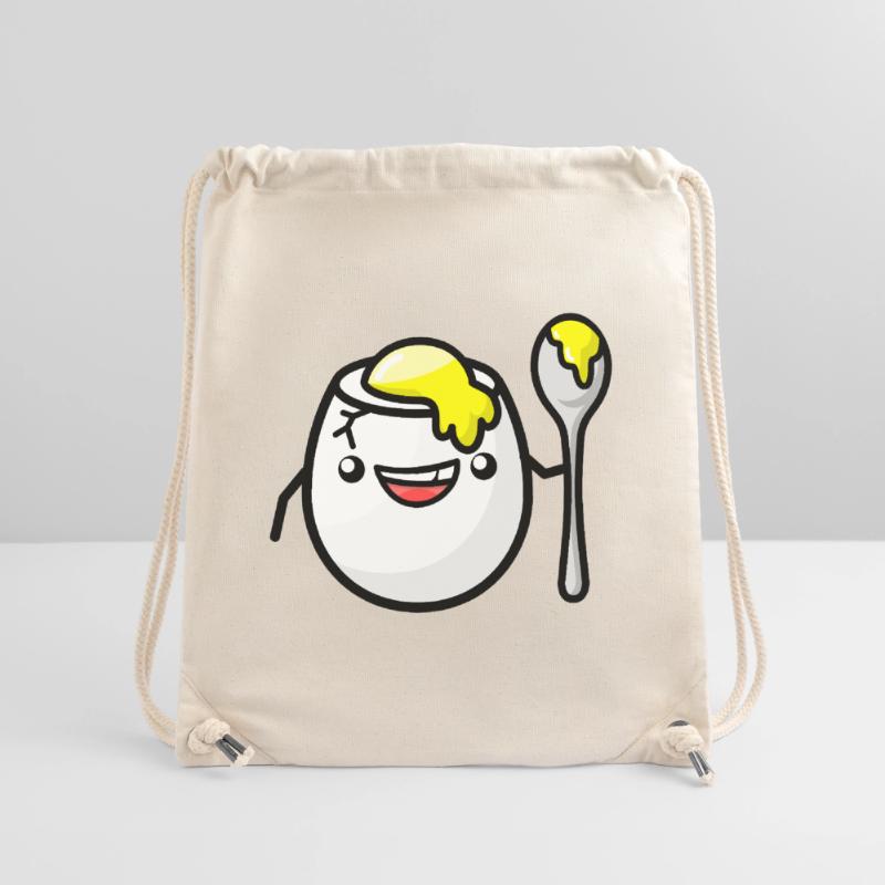 Breakfast egg while doing your hair Stanley/Stella Recycled Gym Bag