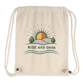 Rise and Shine - Stanley/Stella Recycled Gym Bag - natural - Front