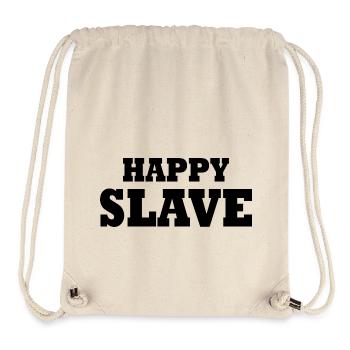 Happy slave - Stanley/Stella recycelter Gym Bag - Naturweiß - Vorne