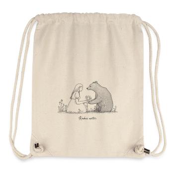 Kindness matters - Stanley/Stella Recycled Gym Bag - natural - Front
