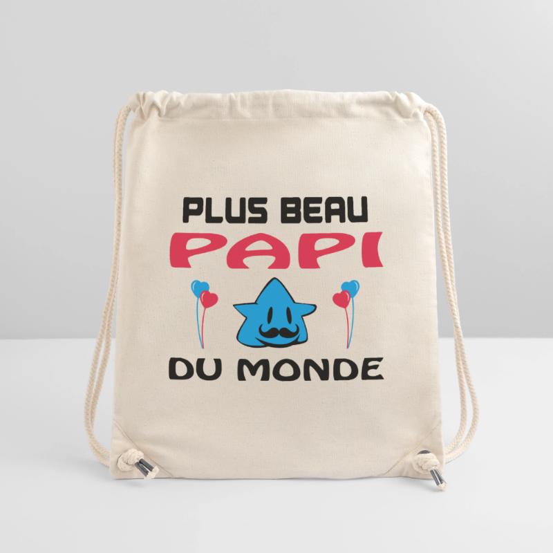 Plus beau papi du monde Sac à cordon recyclé Stanley/Stella