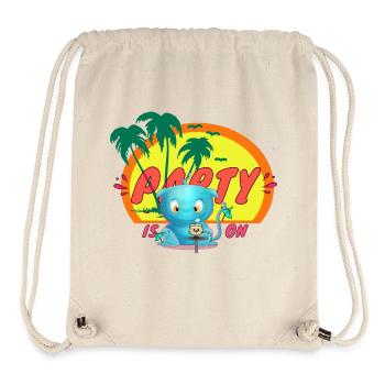 Party outfit - Stanley/Stella recycelter Gym Bag - Naturweiß - Vorne