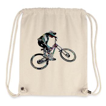 vtt mtb descente - Sac à cordon recyclé Stanley/Stella - blanc naturel - Devant