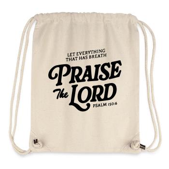 praise the lord - Stanley/Stella Recycled Gym Bag - natural - Front
