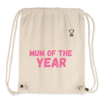 MUM OF THE YEAR - Stanley/Stella Recycled Gym Bag - natural - Front