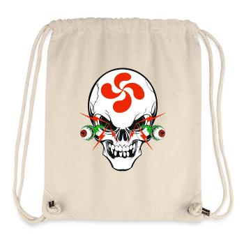 basque skull - Stanley/Stella Recycled Gym Bag - natural - Front