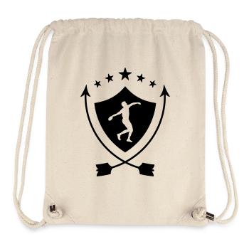 Lancer de Disque / Poids / Javelot / Marteau - Sac à cordon recyclé Stanley/Stella - blanc naturel - Devant