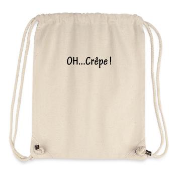 oh crepe oh crap oh shit - Stanley/Stella Recycled Gym Bag - natural - Front