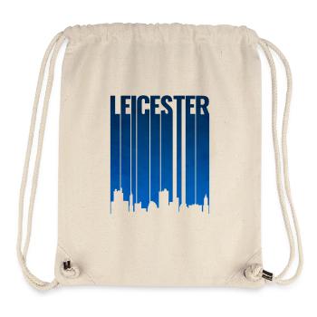 Leicester Skyline Blue - Stanley/Stella Recycled Gym Bag - natural - Front