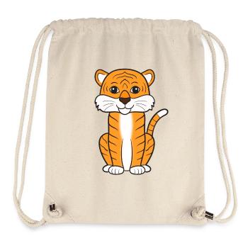 Tigre - Sac à cordon recyclé Stanley/Stella - blanc naturel - Devant