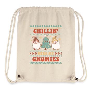 Hässlicher Weihnachtspullover - Stanley/Stella recycelter Gym Bag - Naturweiß - Vorne