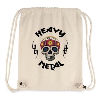 Schwermetall - Stanley/Stella recycelter Gym Bag - Naturweiß - Vorne