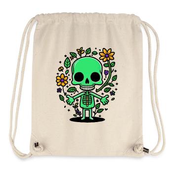 Skeleton - Stanley/Stella Recycled Gym Bag - natural - Front